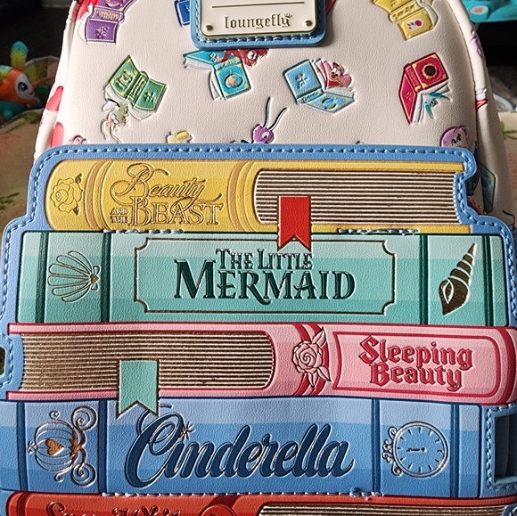 Loungefly Bags Loungefly Disney Princess Books Backpack Poshmark